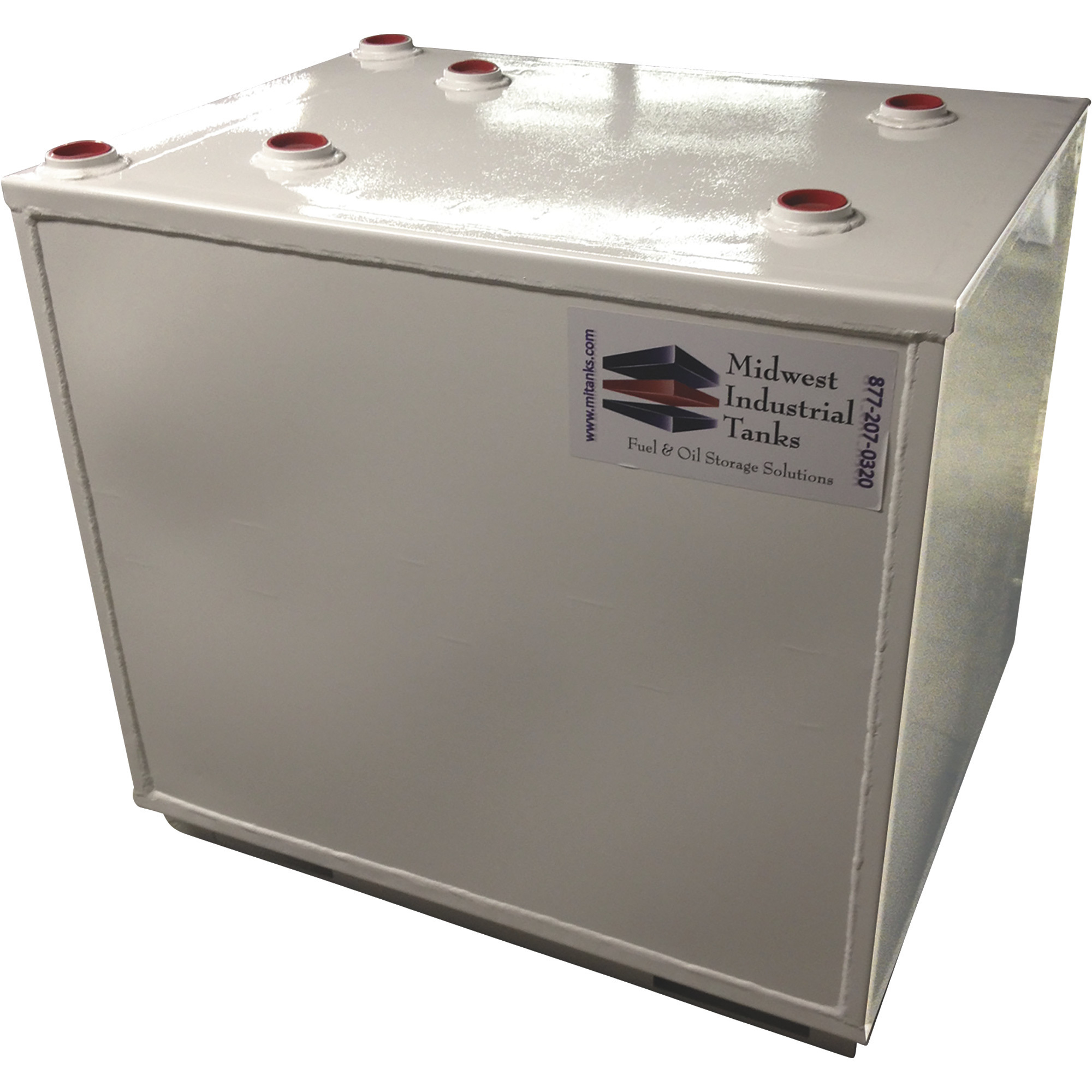 Midwest Industrial Tanks Double-Wall Storage Fuel Tank, 50-Gallon, Model# RTD-50-CC-10-12